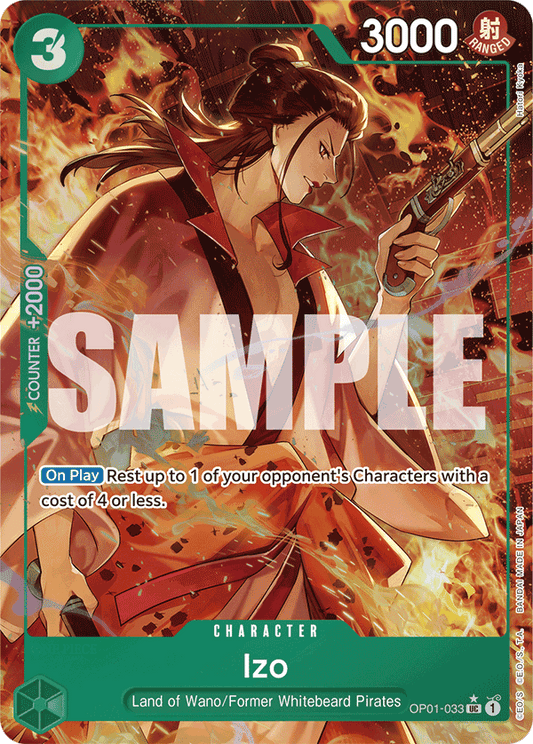 Izo (Character) (OP01-033) (PRB01 Reprint) (UC) (Alternate Art)