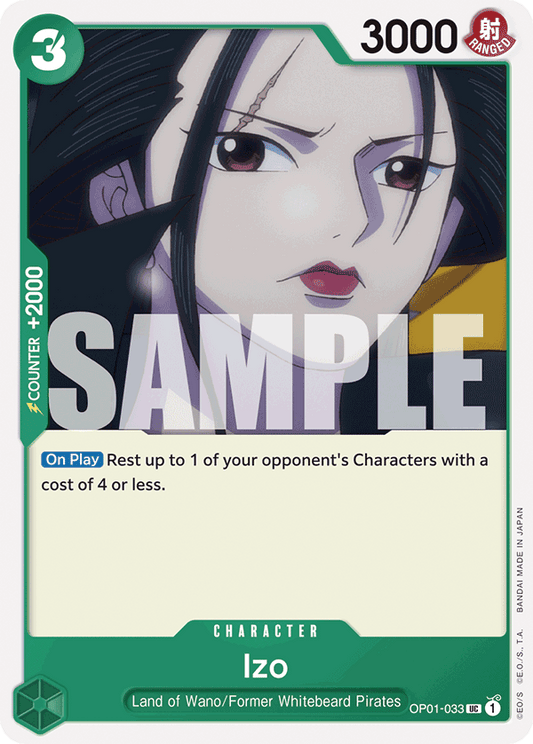 Izo (Character) (OP01-033) (PRB01 Reprint) (UC)