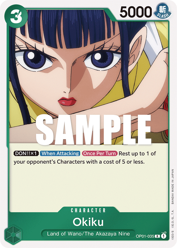 Okiku (Character) (OP01-035) (R)
