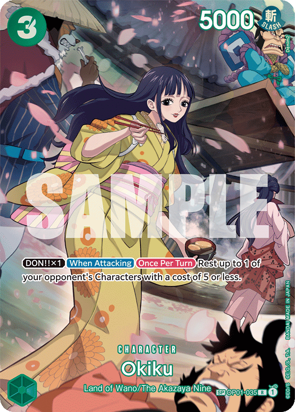Okiku (Character) (OP01-035) (SP)