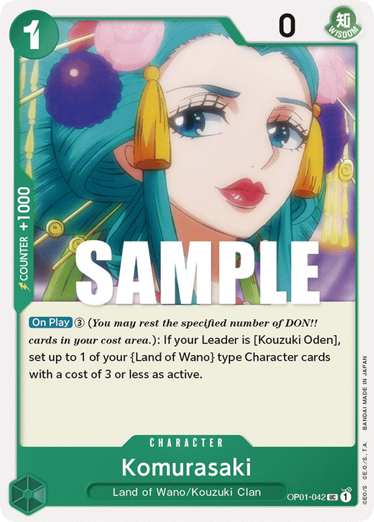Komurasaki (Character) (OP01-042)