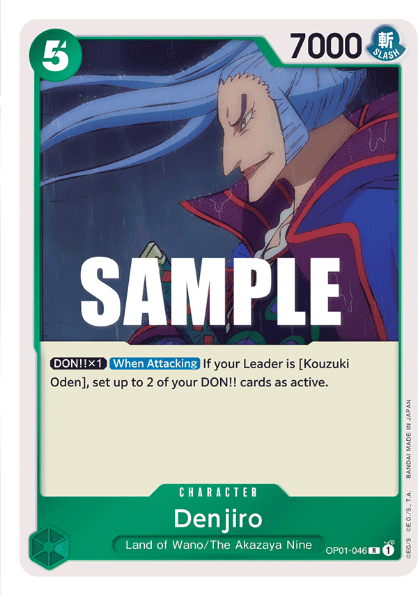 Denjiro (Character) (OP01-046) (R)