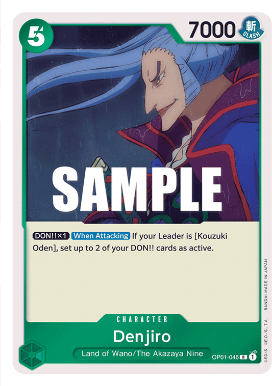 Denjiro (Character) (OP01-046) (R)