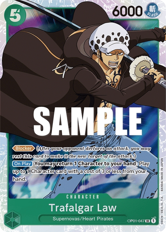 Trafalgar Law (Character) (OP01-047) (SR)