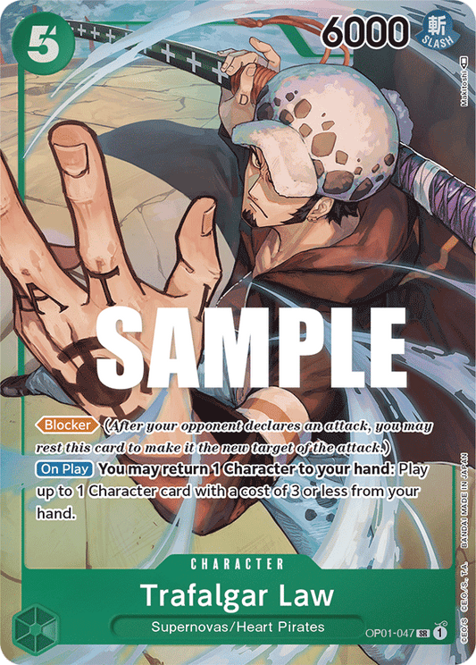 Trafalgar Law (Character) (OP01-047) (SR) (Alternate Art)