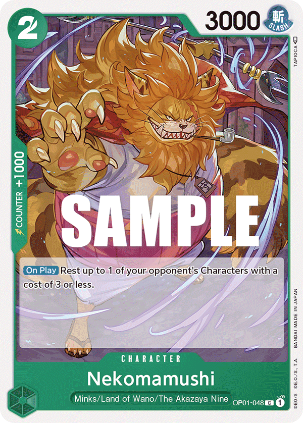 Nekomamushi (Character) (OP01-048)