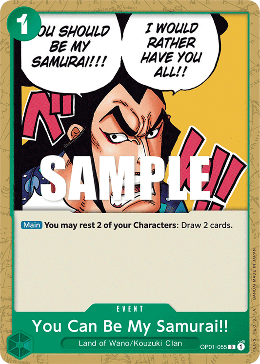 You Can Be My Samurai!! (Event) (OP01-055)