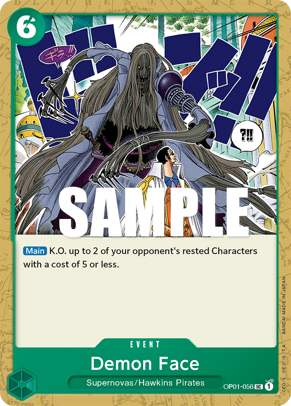Demon Face (Event) (OP01-056)