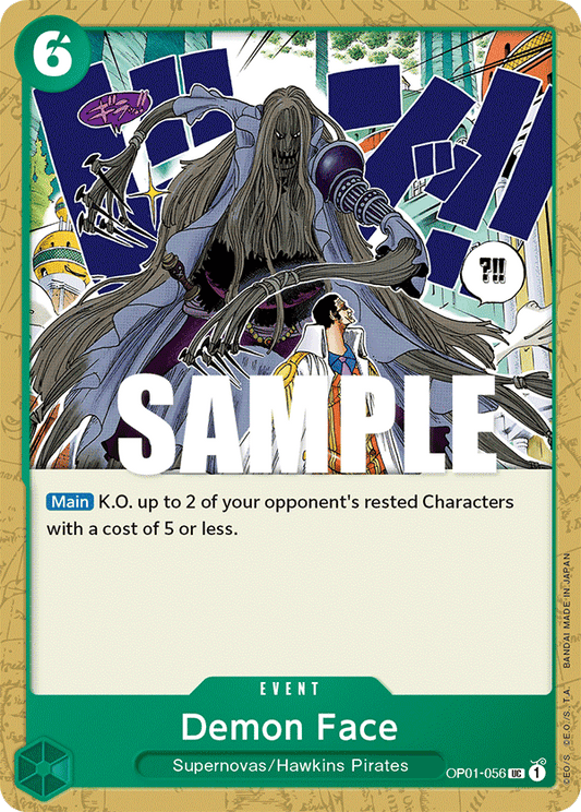 Demon Face (Event) (OP01-056)