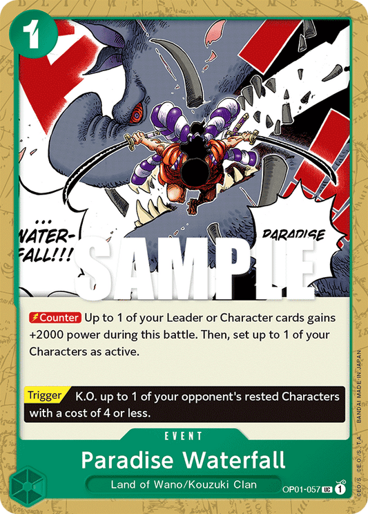 Paradise Waterfall (Character) (OP01-057)