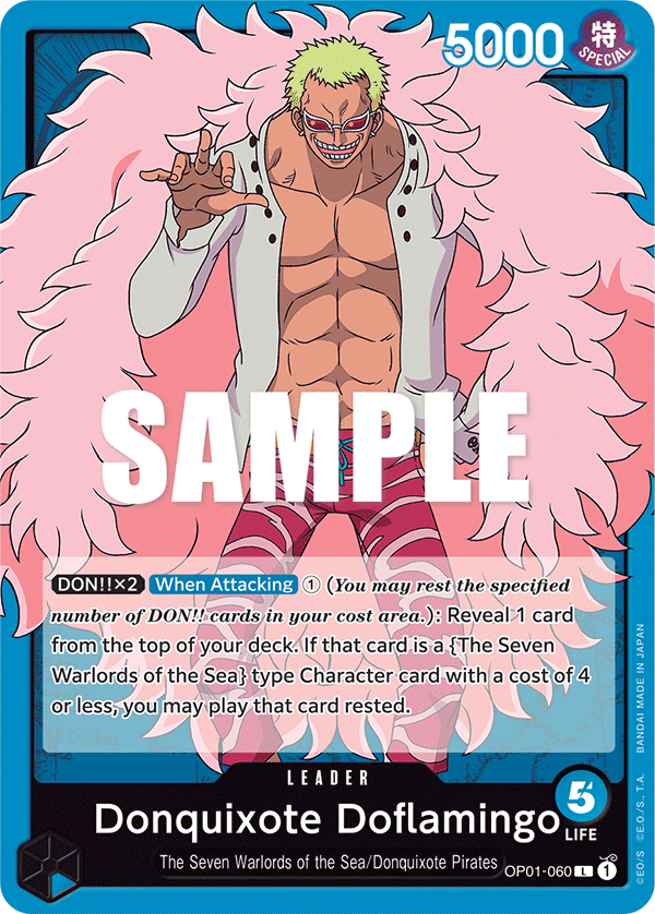 Donquixote Doflamingo (Leader) (OP01-060)