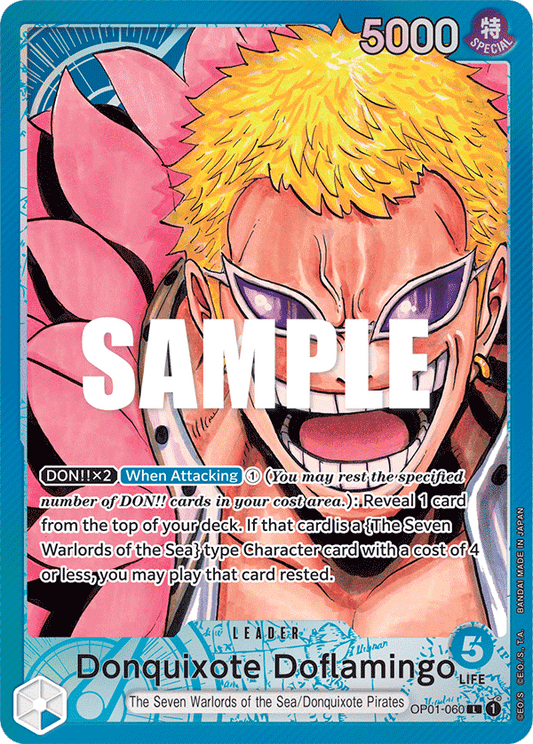 Donquixote Doflamingo (Leader) (OP01-060) (Alternate Art)