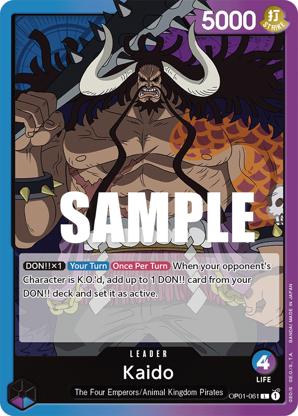Kaido (Leader) (OP01-061)