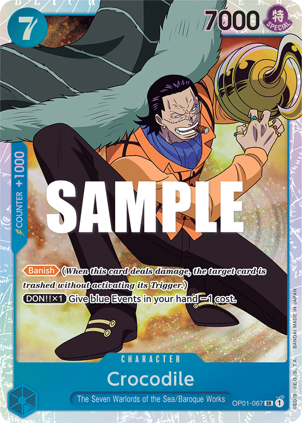 Crocodile (Character) (OP01-067) (SR)