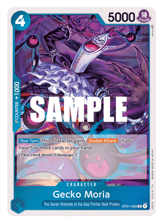 Gecko Moria (Character) (OP01-068) (R)