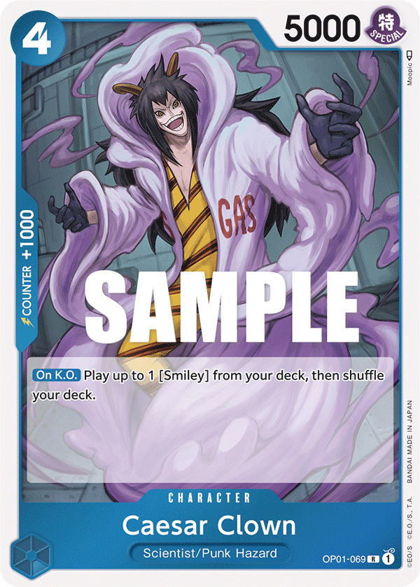 Caesar Clown (Character) (OP01-069)