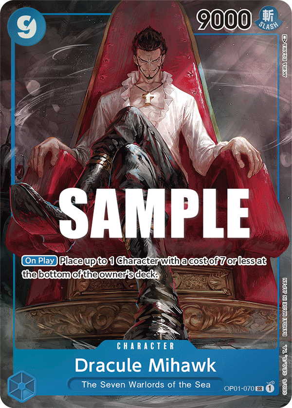 Dracule Mihawk (Character) (OP01-070) (Alternate Art)