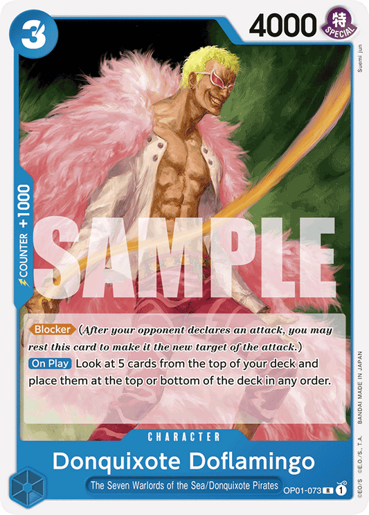 Donquixote Doflamingo (Character) (OP01-073) (ST17 Reprint) (R)