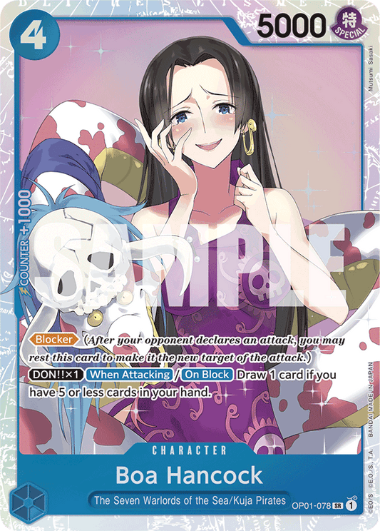 Boa Hancock (Character) (OP01-078) (PRB01 Reprint) (SR)