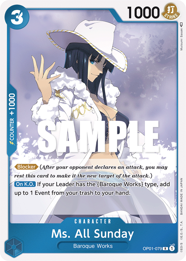 Ms All Sunday (Character) (OP01-079)