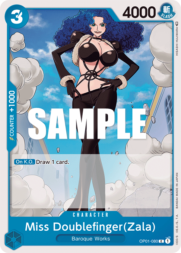 Miss Doublefinger (Zala) (Character) (OP01-080)