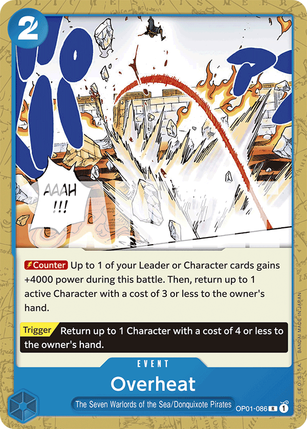 Overheat (Event) (OP01-086) (ST17 Reprint) (R)
