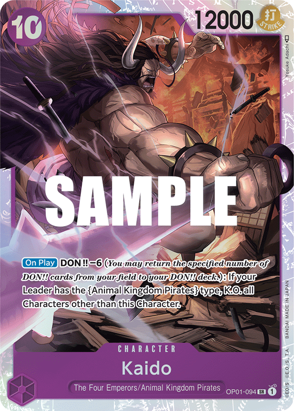 Kaido (Character) (OP01-094) (SR)