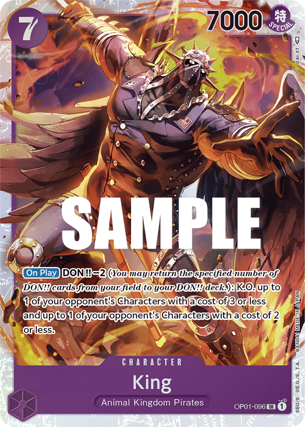King (Character) (OP01-096) (SR)
