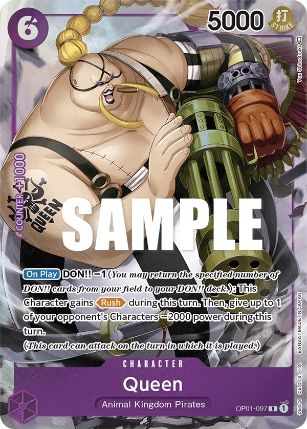 Queen (Character) (OP01-097) (Alternate Art)