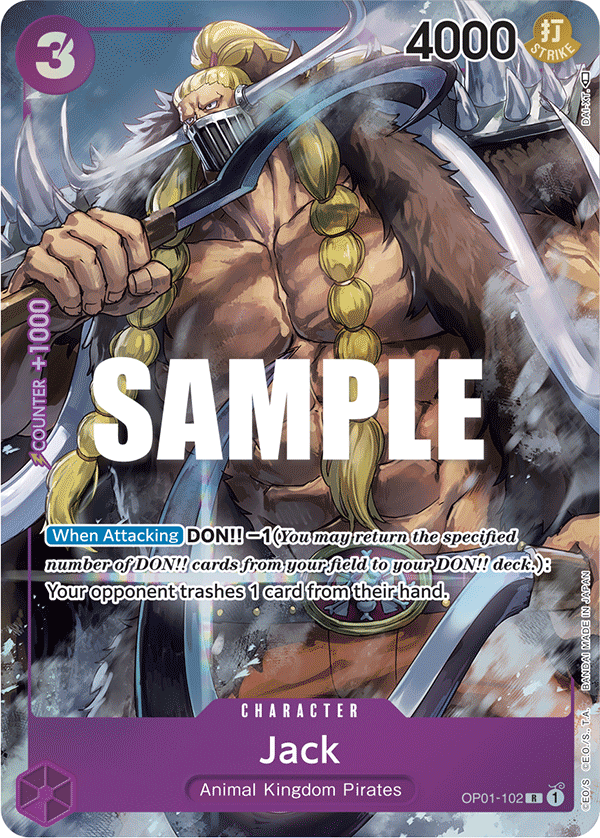 Jack (Character) (OP01-102) (Alternate Art)