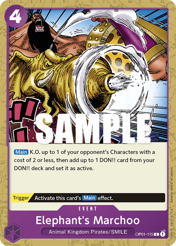 Elephant’s Marchoo (Event) (OP01-115)