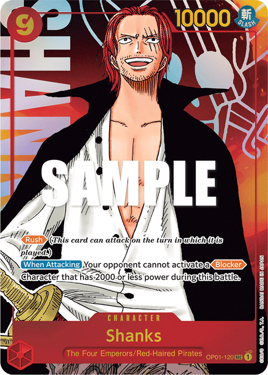 Shanks (Character) (OP01-120) (SEC) (Alternate Art)