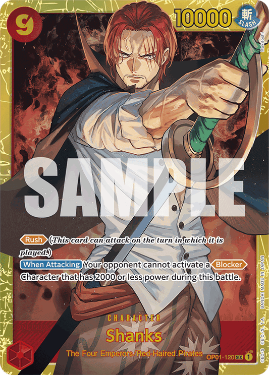 Shanks (Character) (OP01-120) (PRB01 Reprint) (SEC)
