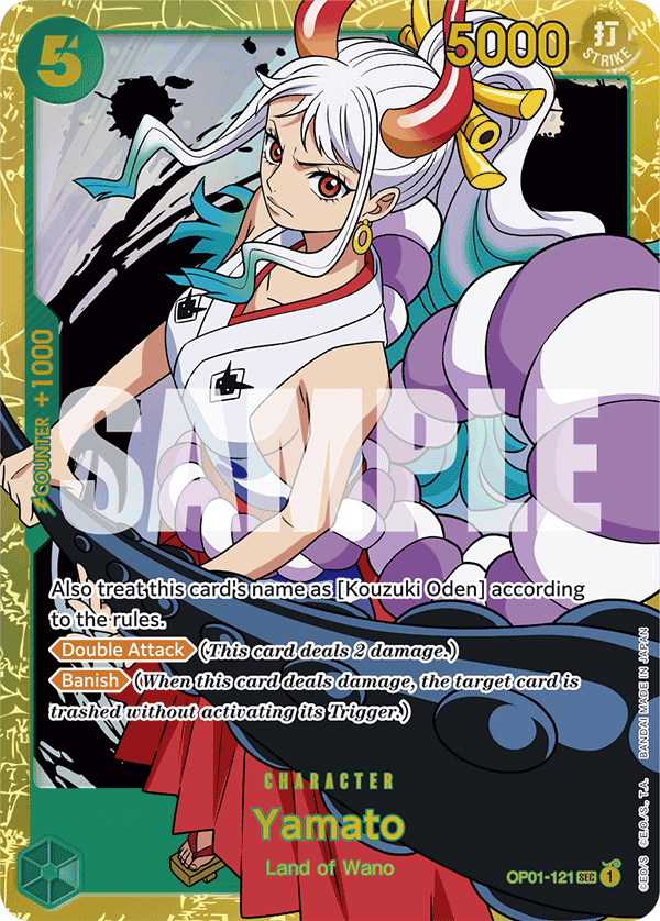 Yamato (Character) (OP01-121) (PRB01 Reprint) (SEC)