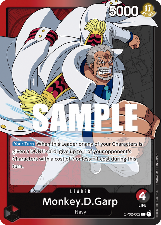 Monkey D. Garp (Leader) (OP02-002)