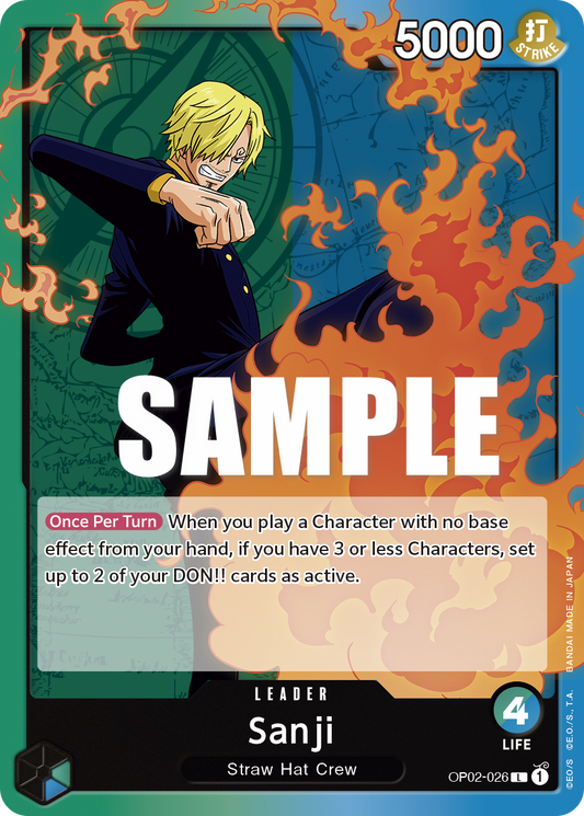 Sanji (Leader) (OP02-026)