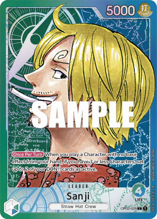 Sanji (Leader) (OP02-026) (Alternate Art)
