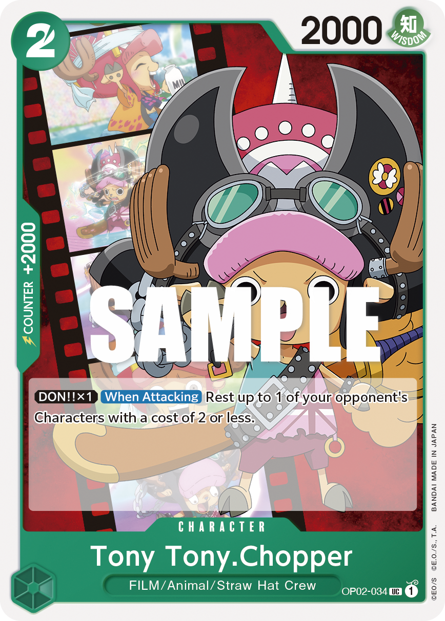 Tony Tony Chopper (Character) (OP02-034)