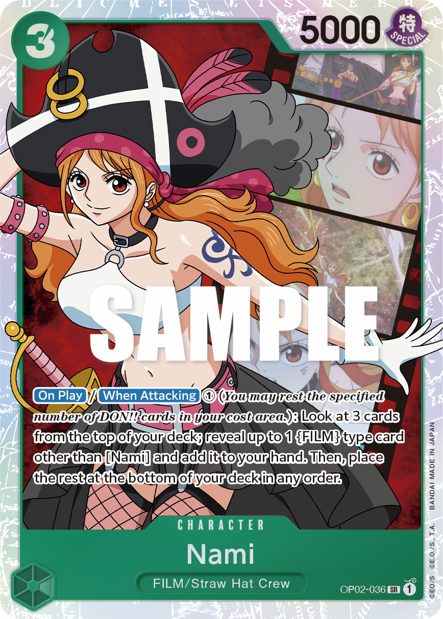 Nami (Character) (OP02-036) (SR)