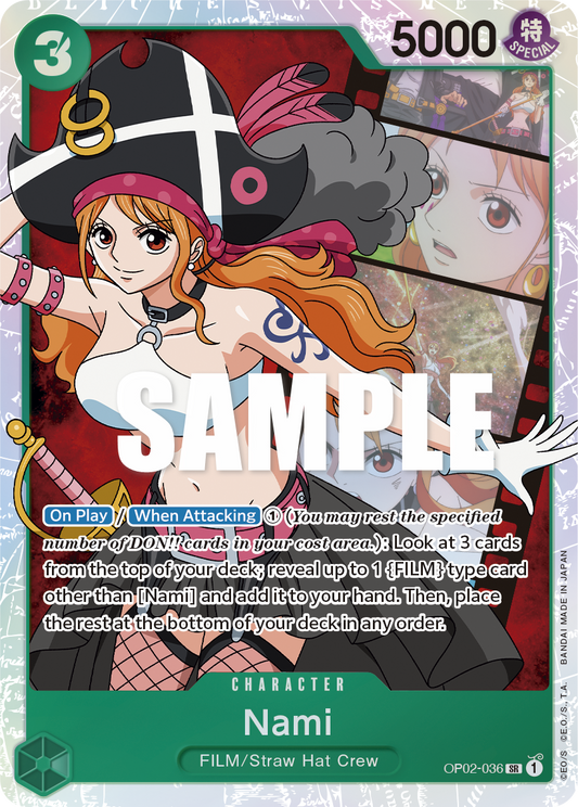 Nami (Character) (OP02-036) (SR)