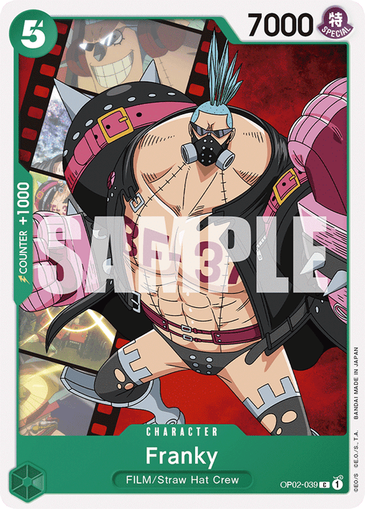 Franky (Character) (OP02-039) (ST11 Reprint) (C)