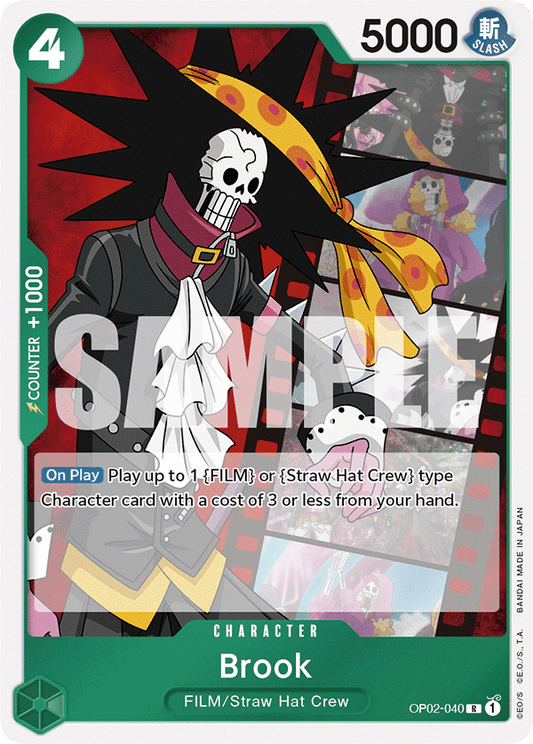 Brook (Character) (OP02-040) (ST11 Reprint) (C)