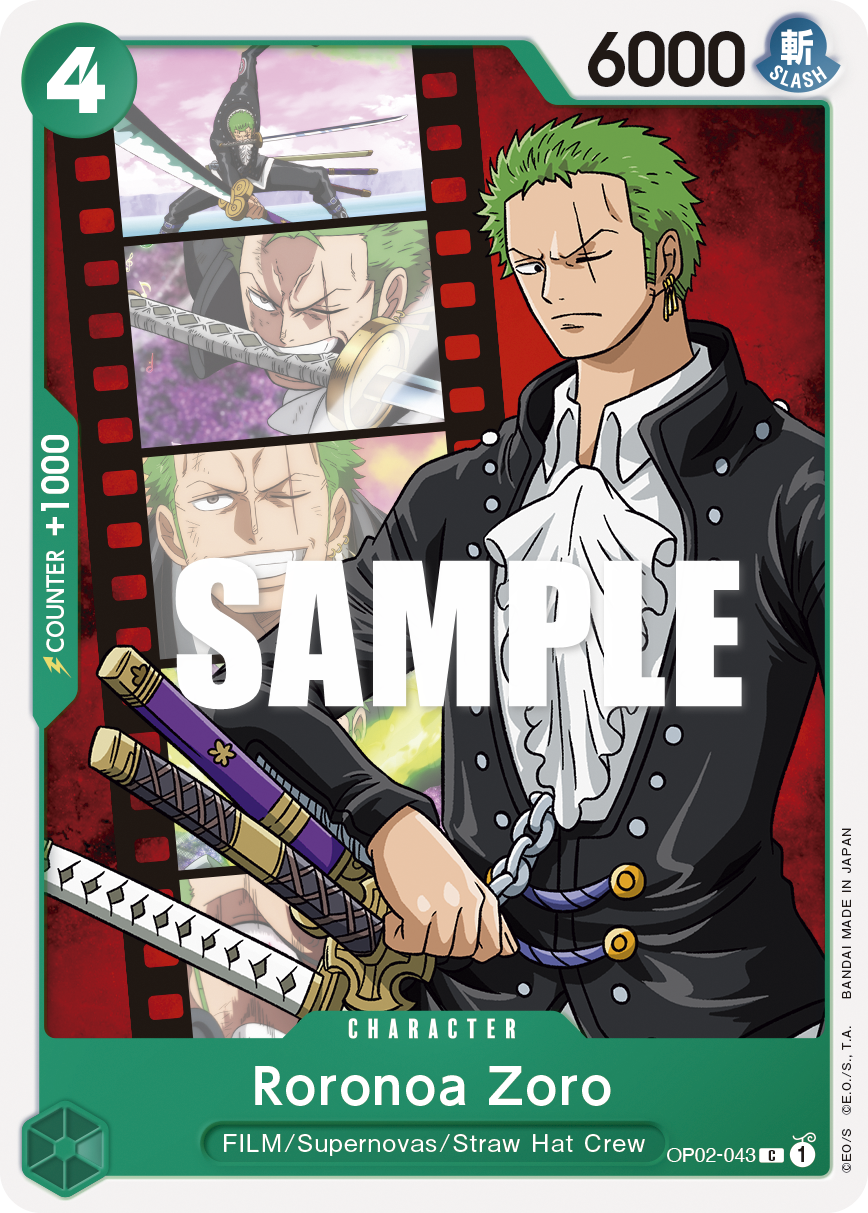 Roronoa Zoro (Character) (OP02-043)
