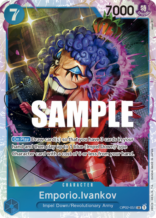 Emporio Ivankov (Character) (OP02-051) (SR)