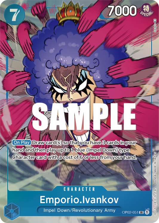 Emporio Ivankov (Character) (OP02-051) (SR) (Alternate Art)