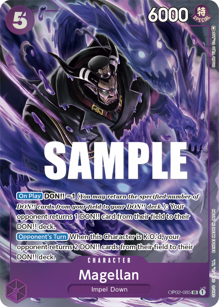 Magellan (Character) (OP02-085) (SR) (Alternate Art)