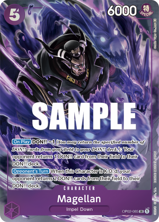 Magellan (Character) (OP02-085) (SR) (Alternate Art)