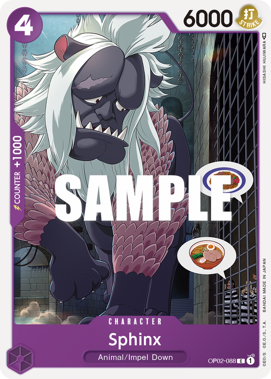 Sphinx (Character) (OP02-088)