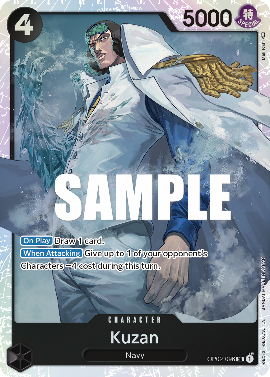 Kuzan (Character) (OP02-096) (SR)