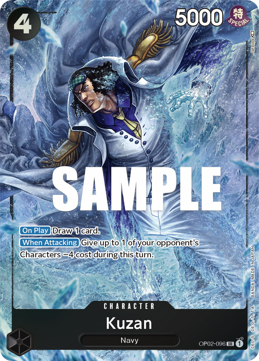 Kuzan (Character) (OP02-096) (SR) (Alternate Art)